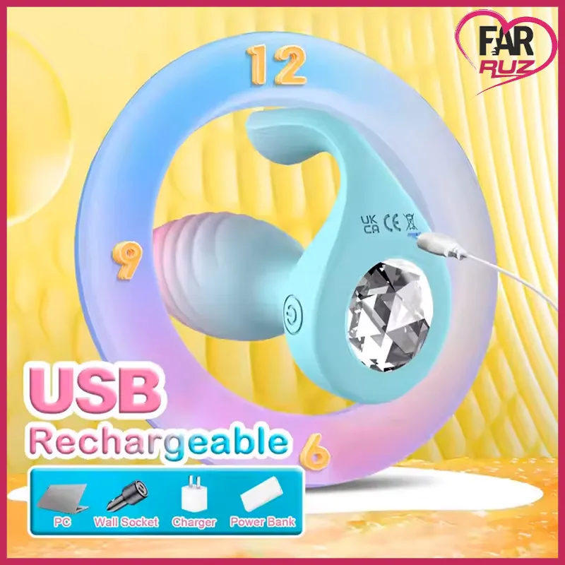 Farruz Double Ocean 2'si 1 Arada Çift Motor Ultra Seks Stimülatörü