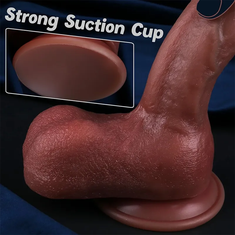 Big Balls 26 Cm Natural Platinum Ultra Gerçekçi Dildo