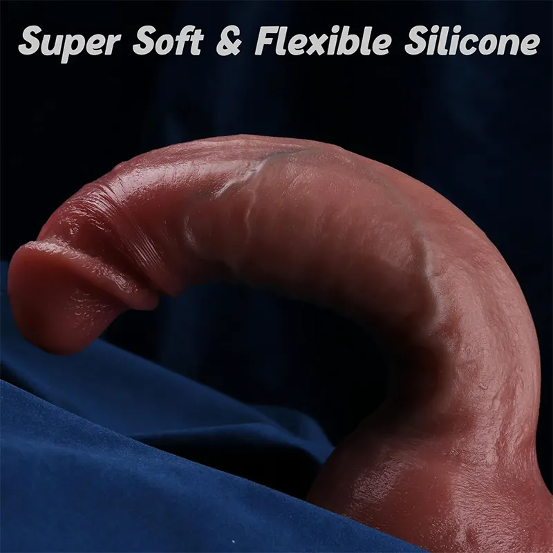 Big Balls 26 Cm Natural Platinum Ultra Gerçekçi Dildo