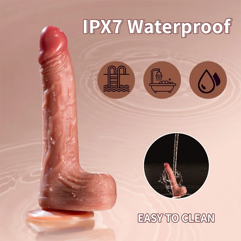 Çılgın Joe 22 Cm Isıtmalı Oynar Başlı Dildo