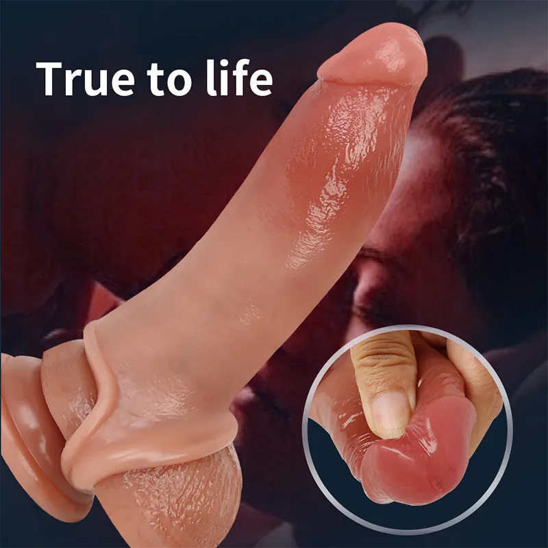 Farruz 19 Cm Bold Ultra Çift Katmanlı Testisli Penis Kılıfı