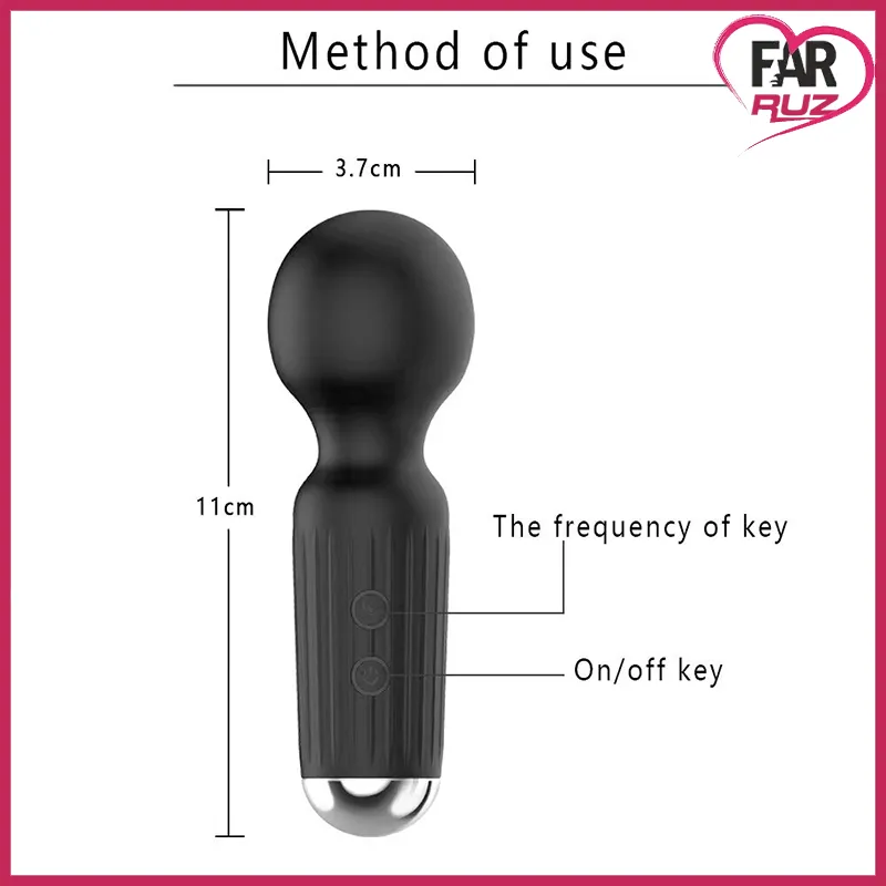 Farruz 20 Mod Ultra Güçlü Kompakt Wand Vibratör