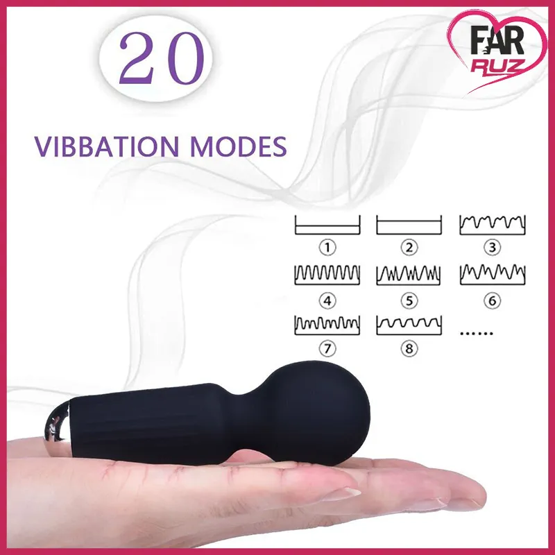 Farruz 20 Mod Ultra Güçlü Kompakt Wand Vibratör