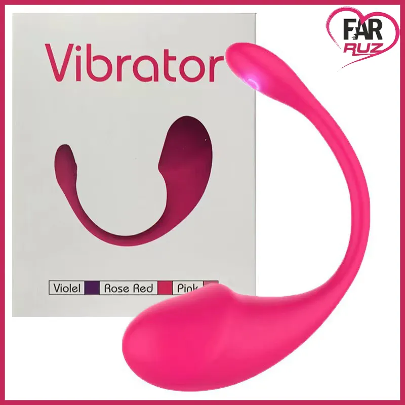 Farruz Amoon Rose Çiftler için Telefon Kontrollü Vibratör