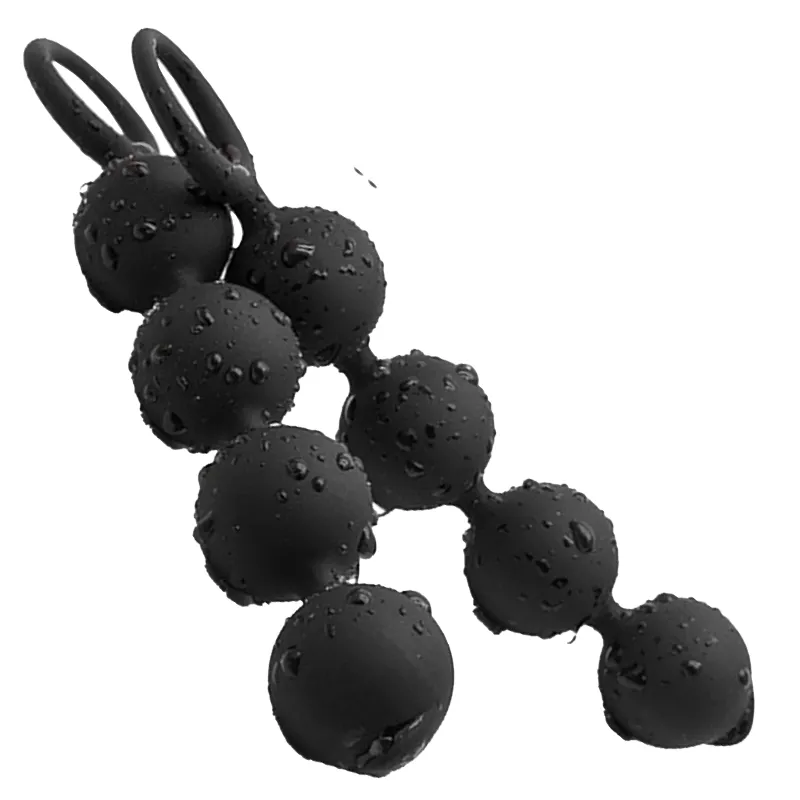 Farruz Black Ball 4 Boğumlu Vajina ve Anal Topu