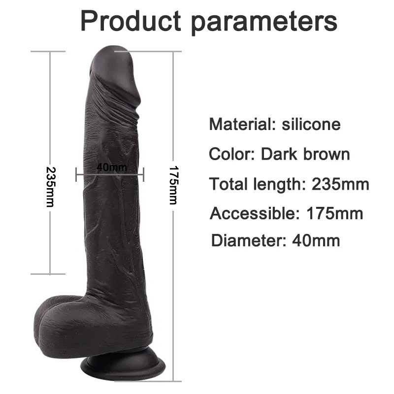 Long Dark Hareketli Isıtmalı Rotasyonlu Titreşimli Dildo