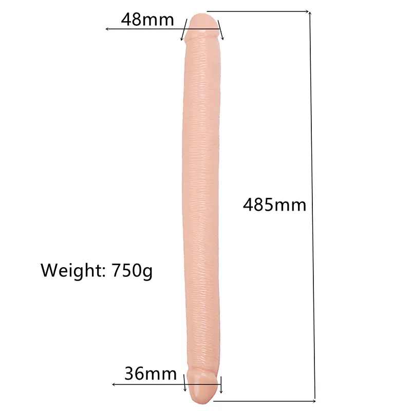 Farruz Double End Ultra Long 50 Cm Gerçekçi Dildo