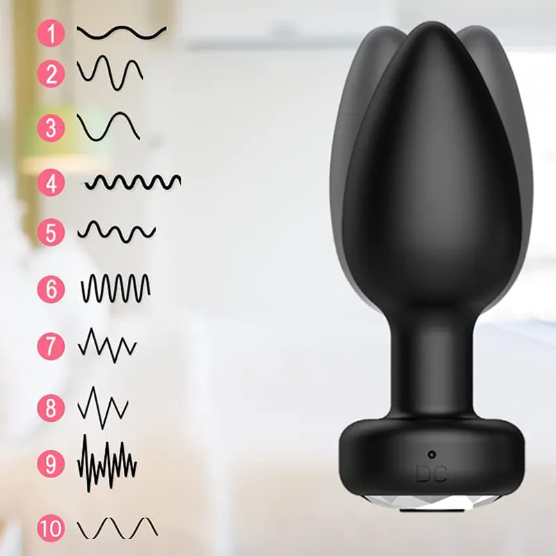 Farruz Elips Uzaktan Kumandalı Anal Plug Vibratör