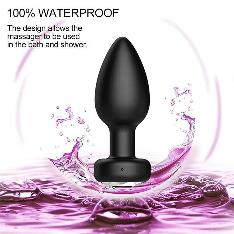 Farruz Elips Uzaktan Kumandalı Anal Plug Vibratör
