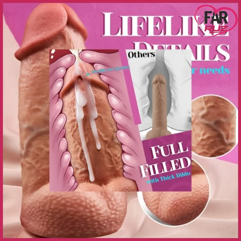 Farruz Gerçekçi Super Love Çift Katmanlı Density Dildo