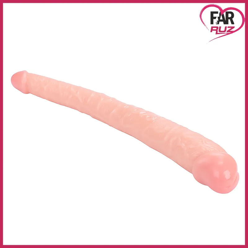 Farruz Kalle 27 Cm Çift Taraflı Gerçekçi Unisex Dildo