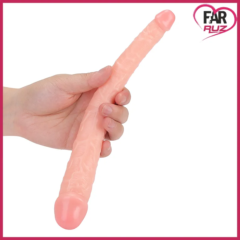 Farruz Kalle 27 Cm Çift Taraflı Gerçekçi Unisex Dildo