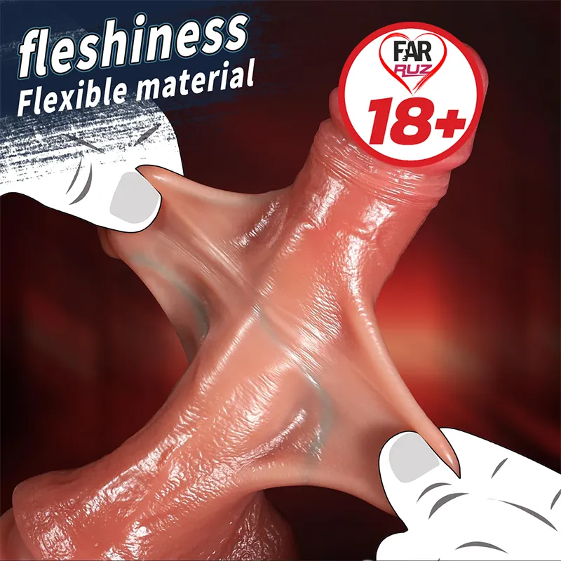 Satisfaction Real Ball Çift Katmanlı Ultra Gerçekçi Dildo
