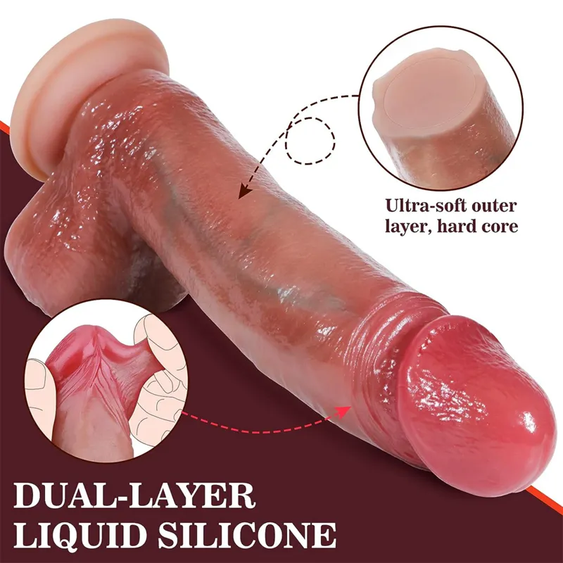 Farruz Satisfactory King Çift Katmanlı Ultra Gerçekçi Dildo