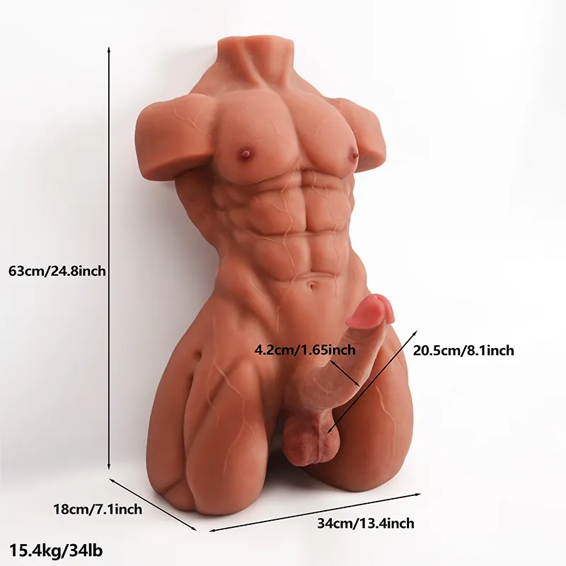Farruz Sex Titan 16 Kg 24 Cm Büyük Penisli Erkek Yarım Vücut