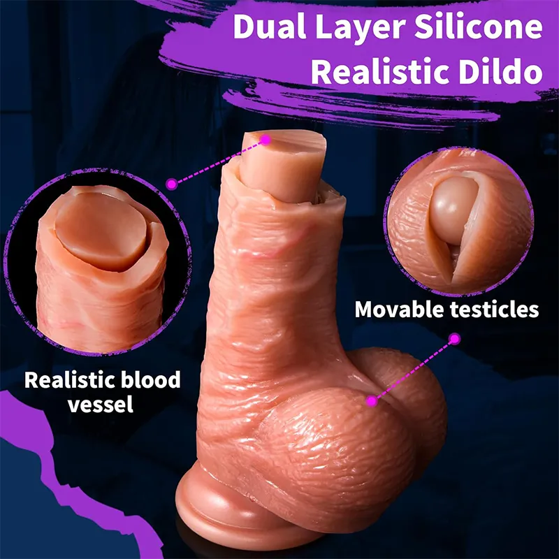 Farruz Shiny 21 Cm Ultra Gerçekçi Premium Silikon Dildo