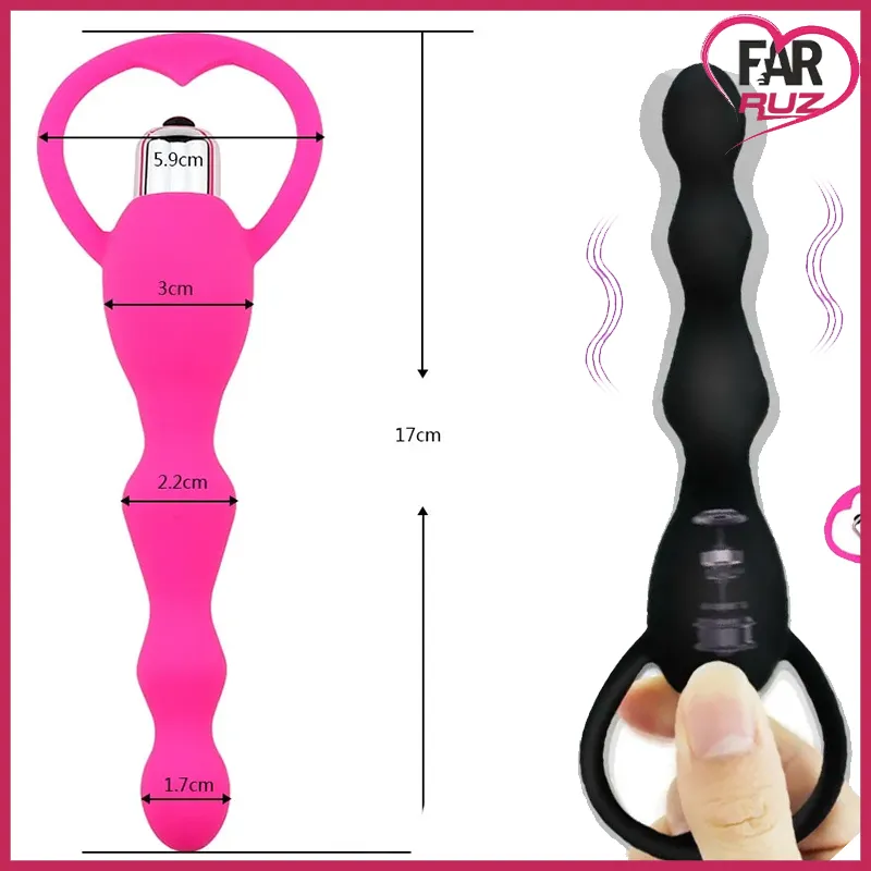 Farruz Smooth Boncuk Butt Plug Anal Vibratör
