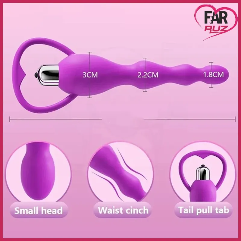 Farruz Smooth Boncuk Butt Plug Anal Vibratör