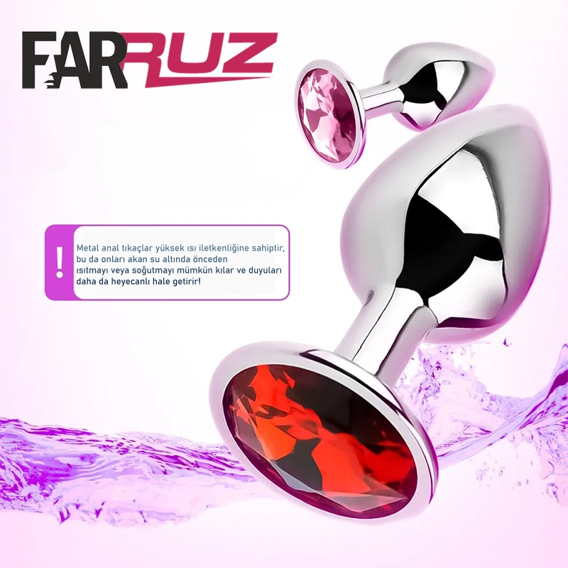 Farruz Taşlı Küçük Boy Anal Plug