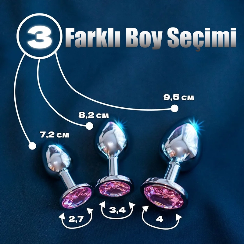 Farruz Taşlı Küçük Boy Anal Plug