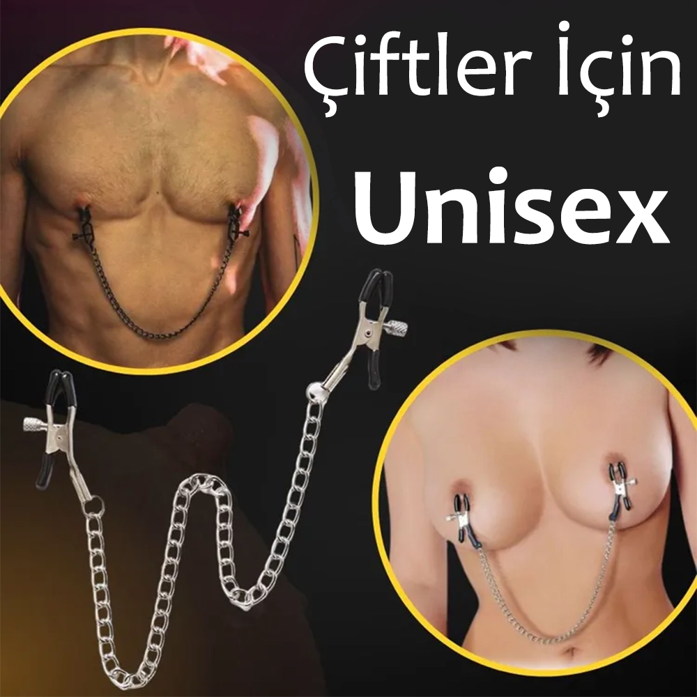 Farruz Zincirli Unisex Meme Kelepçesi