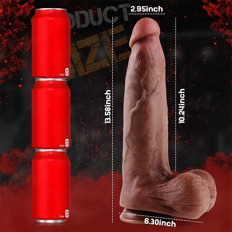 Giant King 33 Cm Ultra Gerçekçi Platinum Mega Dildo