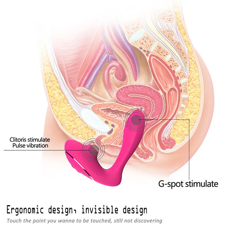 Giyilebilir Emme Vibratör ve G-spot Klitoris Stimülatörü