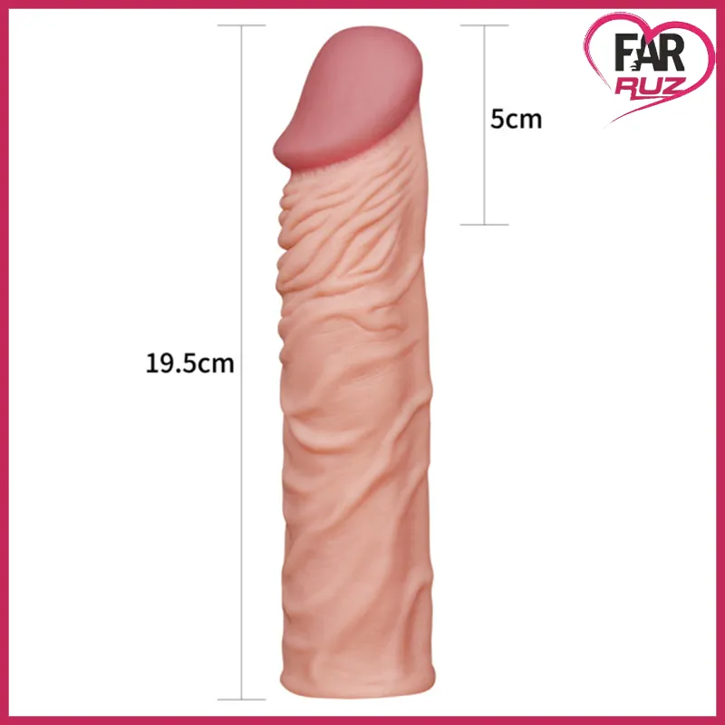 Lovetoy Pleasure X Tender 19.5 Cm Ekstra Kalınlıklı Kılıf