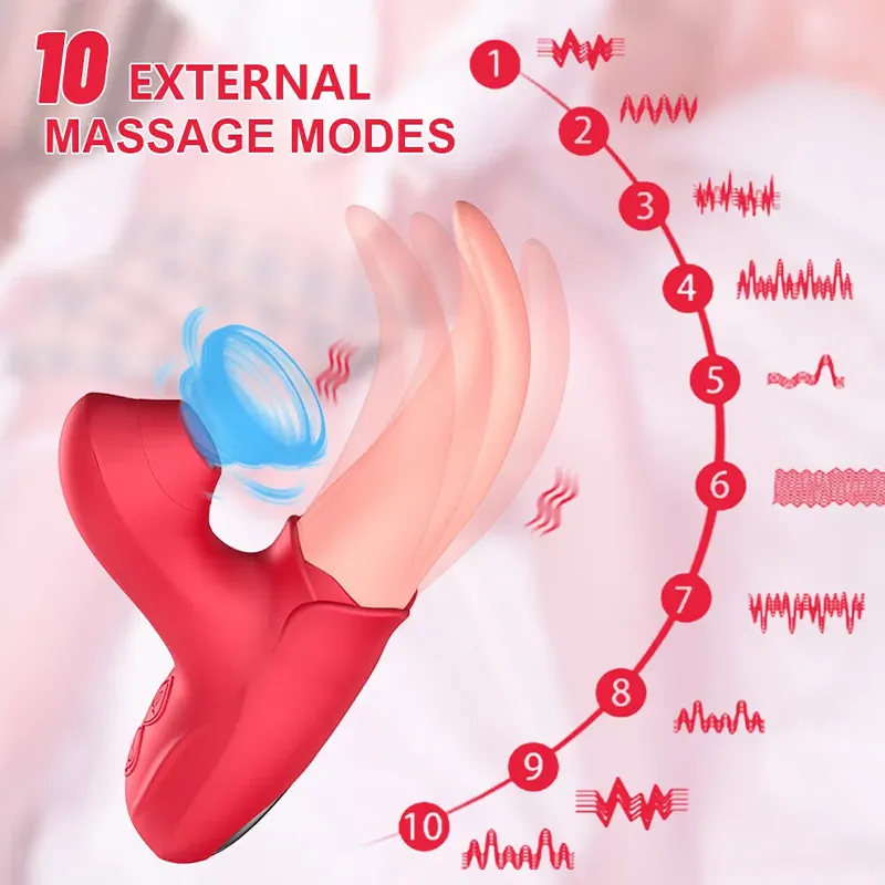 Sucking Tongue Dilli Yalama Emiş G Noktası Vibratörü