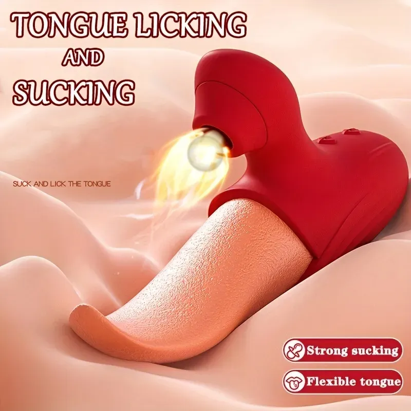 Sucking Tongue Dilli Yalama Emiş G Noktası Vibratörü