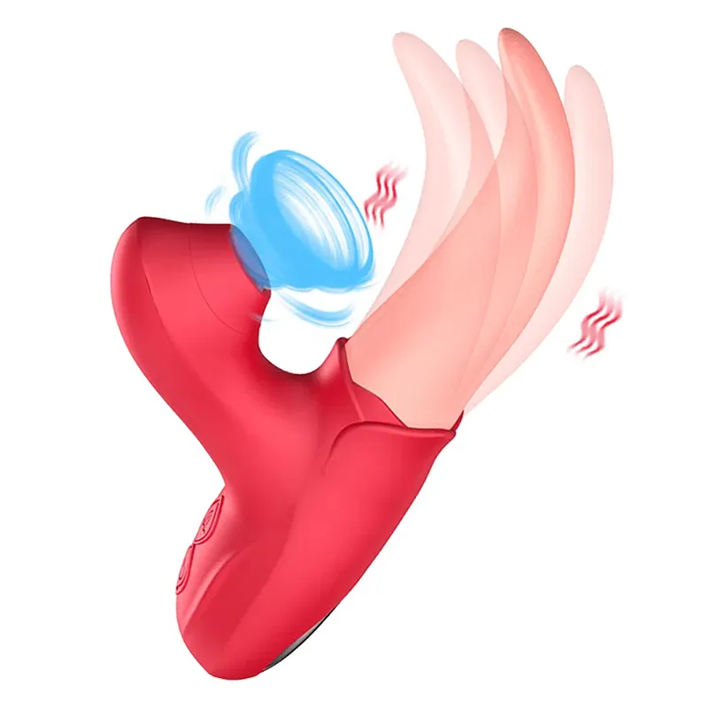 Sucking Tongue Dilli Yalama Emiş G Noktası Vibratörü
