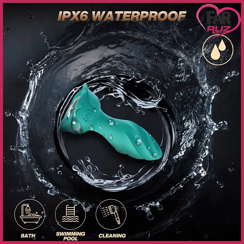 Wave Titreşimli Uzaktan Kumandalı Anal Plug