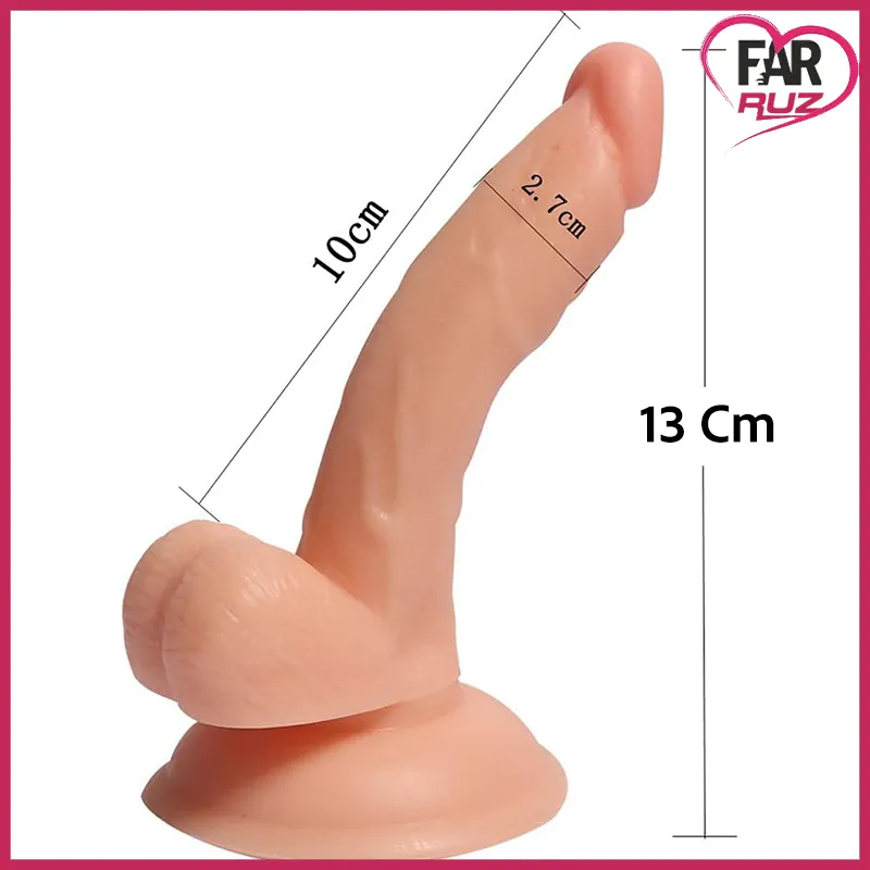 Xise Byte 13 Cm Eğik G-Noktası Dildo