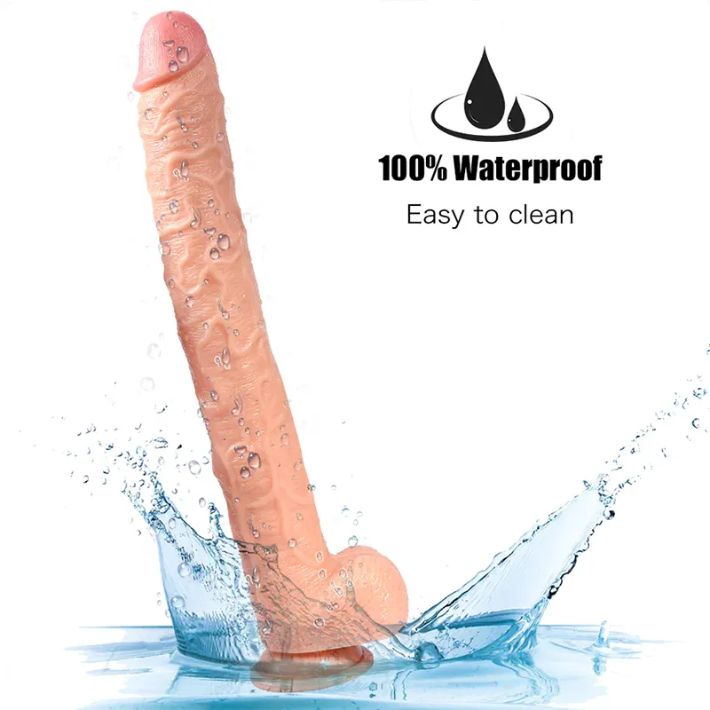 Xise Huoer Flexible 43 Cm Ultra Uzun Dildo