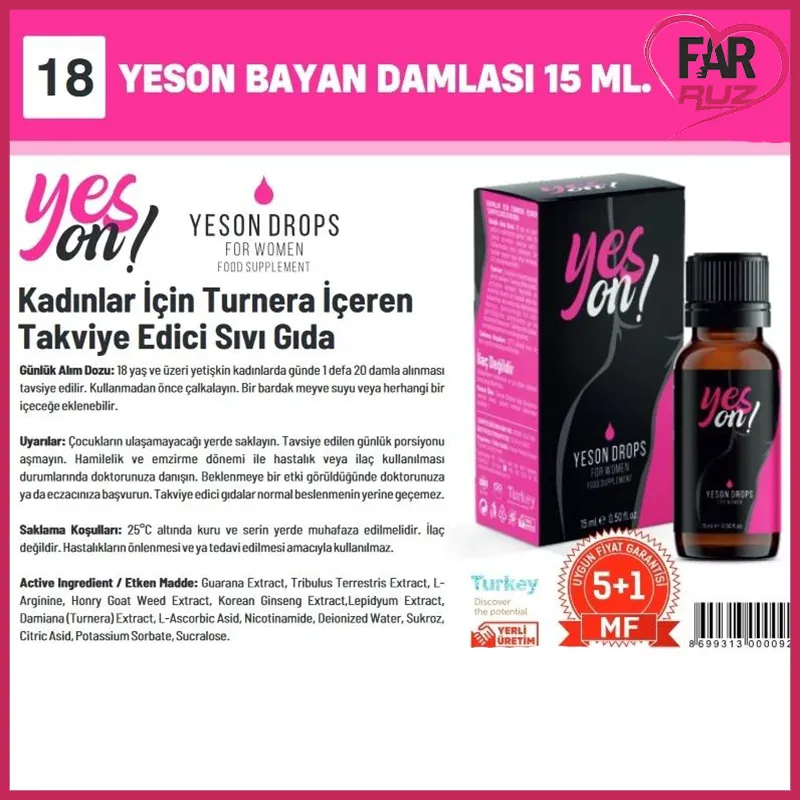 YesOn Drops For Women Damla